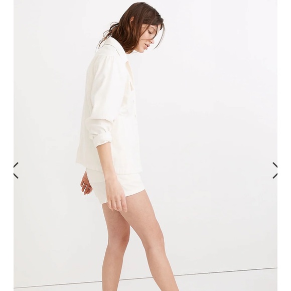 NWOT Madewell Drakefield Shirt-Jacket in Ecru - Picture 10 of 10
